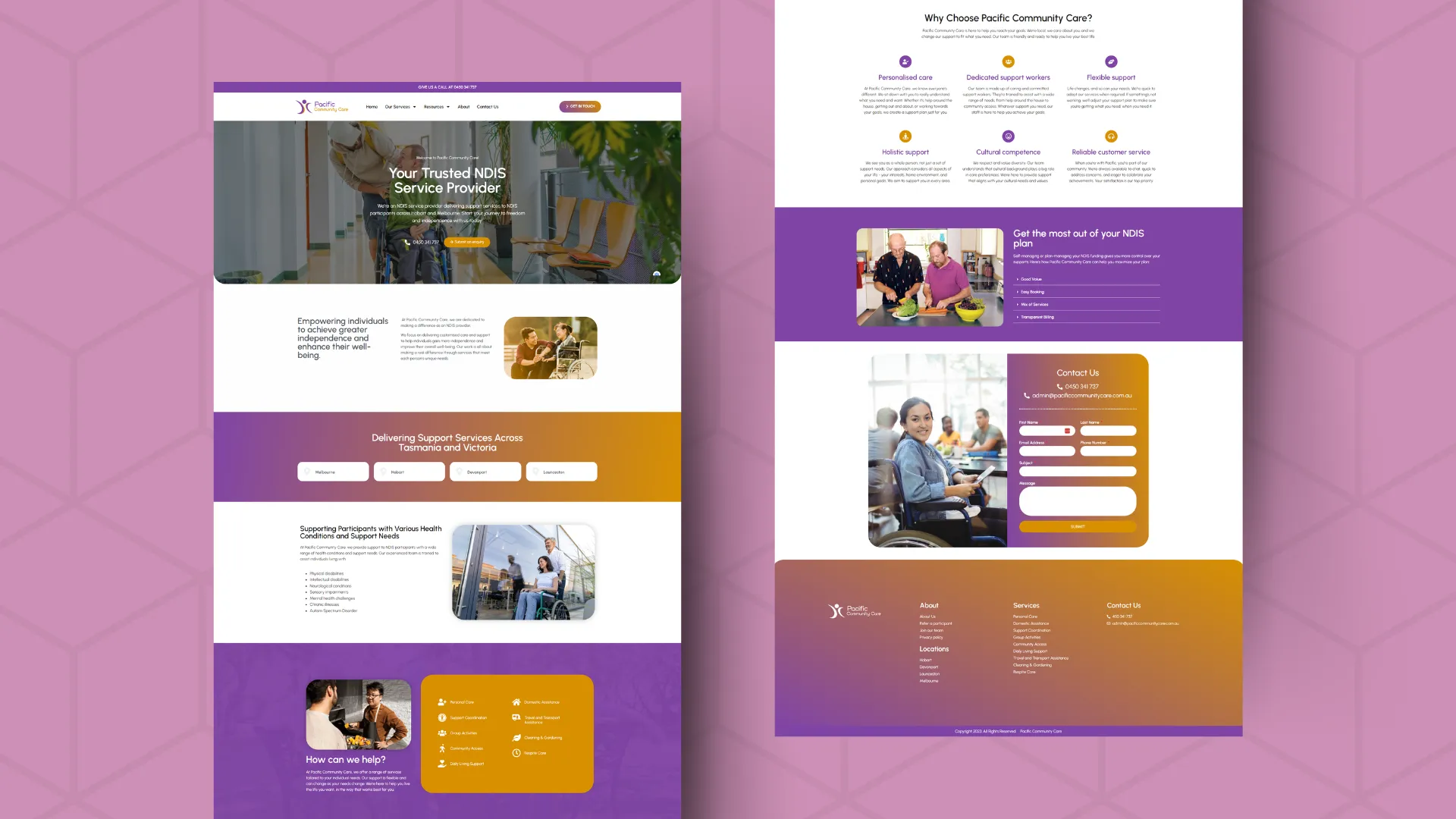 Website Design for Pacific Community Care